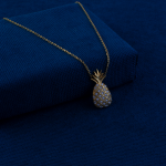 Ananas-TasarimliiAltin-Kolye