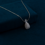 Ananas-TasarimliiGumussKolye