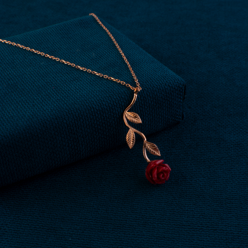 Gul-TasarimliiRose-Altin-Kolye Gul-TasarimliiRose-Altin-Kolye