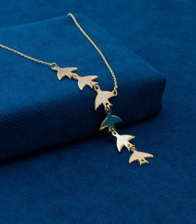 KussTasarimliiAltin-Kolye