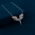 Melek-TasarimliiGumussKolye