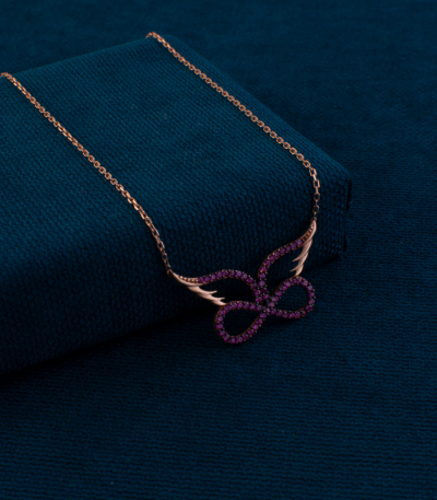 Mor-Kanat-TasarimliiRose-Altin-Kolye