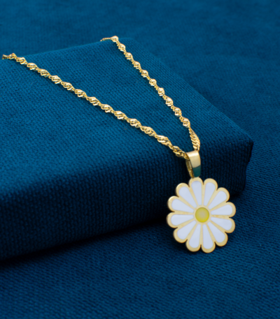 Papatya-TasarimliiAltin-Kolye