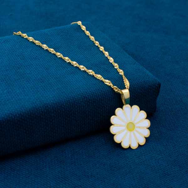 Papatya-TasarimliiAltin-Kolye