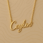 Alya 14 Ayar Altın Kaplama Gümüş Kolye