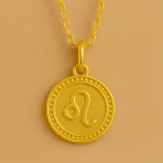 Aslan Burcu 18 Ayar Altın Kaplama Gümüş Kolye