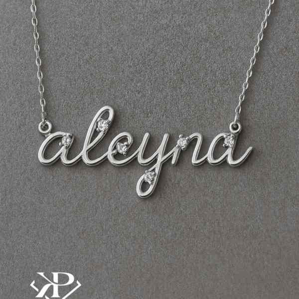 Kişiye Özel Taşlı Gümüş Kolye