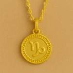 Oğlak Burcu 18 Ayar Altın Kaplama Gümüş Kolye