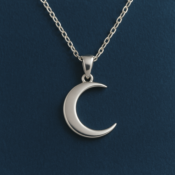 Stellara Gümüş Ay Kolye